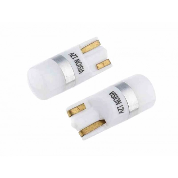 Żarówka VISION W5W (T10) 12V 1x 3030 SMD LED, CANBUS, biała, 2 szt.
