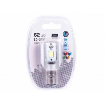 Żarówka VISION S2 (BA20d) 10-36V 6W 2x COB LED, Cool White 6000K, 1 szt.