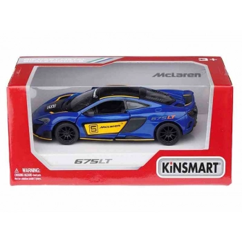 Model 1:36, Kinsmart, McLaren 675LT, niebieski