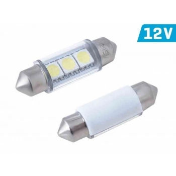 Żarówka VISION Festoon SV8.5 36mm 12V 3x 5050 SMD LED, biała, 1 szt.