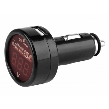 Ładowarka USB z woltomierzem