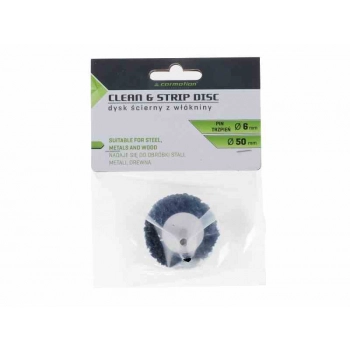 Dysk trzpieniowy z włókniny do usuwaniardzy, FI 50 mm x 15 mm