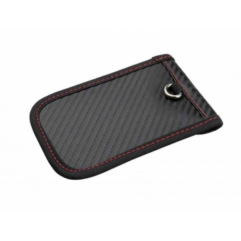 Etui pionowe na kartę Keyless, blokujące sygnał, carbon