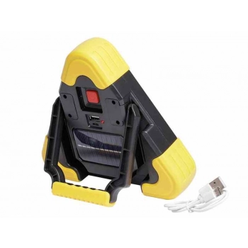 Trójkąt ostrzegawczy LED, solar, COB