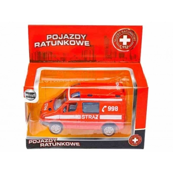 Model 1:50, Mercedes-Benz Sprinter Mini, STRAŻ, czerwony