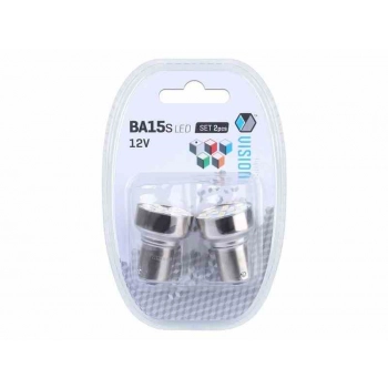 Żarówka VISION P21W BA15s 12V 12x 2835 SMD LED, biała, 2 szt.