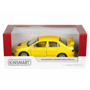 Model 1:36, Mitsubishi Lancer Evolution VII, żółty (A11760Z)