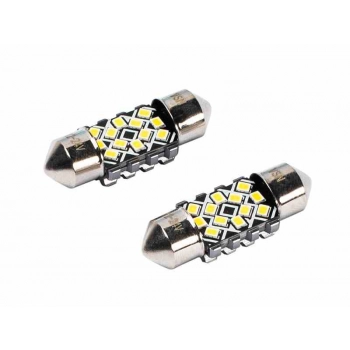 Żarówka VISION Festoon SV8.5 31 mm 12/24V 12x 2016 SMD LED, CANBUS, biała, 2 szt.