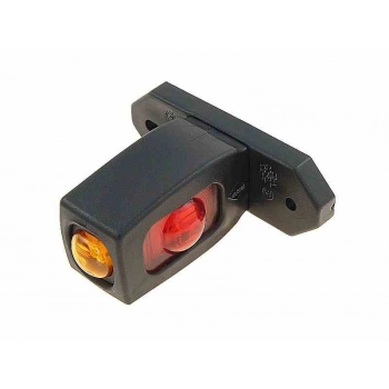 Lampa obrysowa LED prosta krótka kombi 12/24V