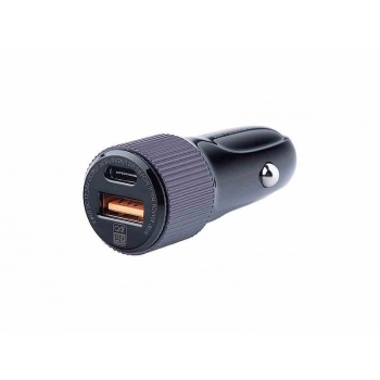 Ładowarka 12/24V, 36W USB-C PD + QC3.0