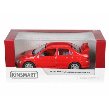 Model 1:36, Mitsubishi Lancer EvolutionVII, czerwony (A11760C)