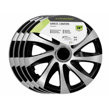 Kołpaki DRIFT EXTRA silver - black 16