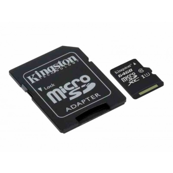 Karta pamięci Kingston Canvas Select 64 GB, microSDHC Class 10