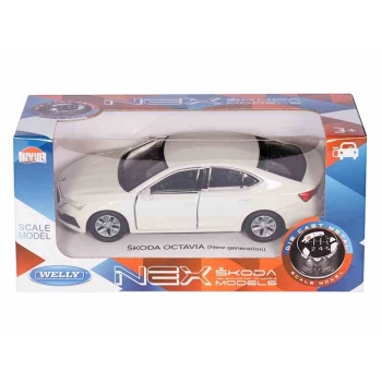 Model 1:34, ŠKODA OCTAVIA, biały (A02856SOB)