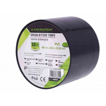 Taśma izolacyjna PVC 0,15 mm x 48 mm x 10 m, czarna, 1 szt.