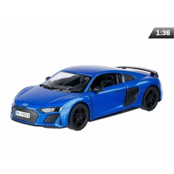 Model 1:36, Kinsmart, Audi R8 Coupe (2020), niebieski