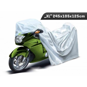 Pokrowiec na motocykl "XL" 245x105x125 cm, 3-warstwy, odblaski