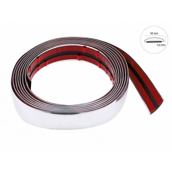 Listwa dekoracyjna, chrom, 40 mm x 5m (58993)