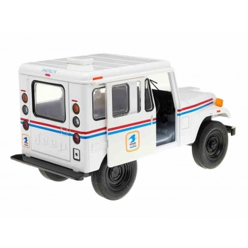 Model 1:26, 1971 Jeep DJ-5B USPS Edition, biały (A11765)