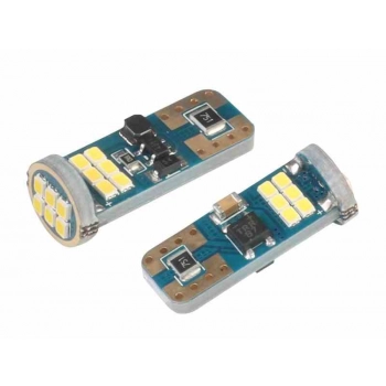 Żarówka VISION W5W (T10) 12/24V 18x 2016 SMD Ultra Bright LED, nonpolar, CANBUS, biała, 2 szt.