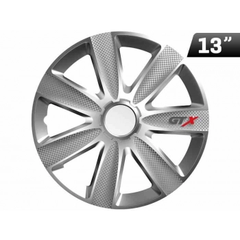 Kołpak GTX carbon / silver 13``, 1 szt.