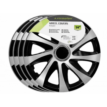 Kołpaki DRIFT EXTRA silver - black 14