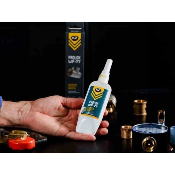 PROLOK WP-77 Uszczelniacz do połączeń rurowych, średnia siła, żółty, 50 ml