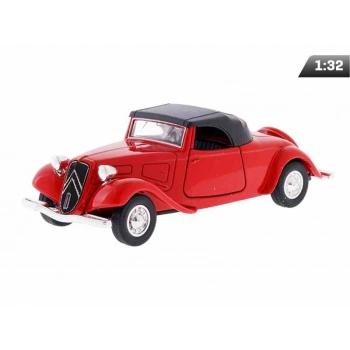 Model 1:34, 1939 CITROËN 11B Traction Avant Cabrio, czerwony (A008751C1TC)