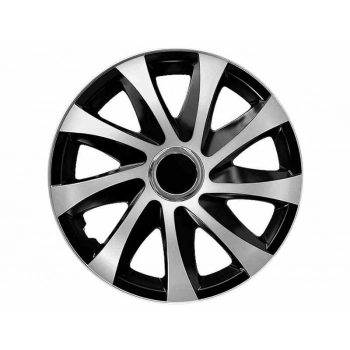 Kołpaki DRIFT EXTRA silver - black 16