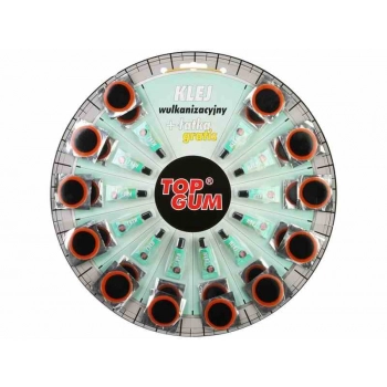 Klej wulkanizacyjny TOP GUM + 1 łatka, krążek 12 szt.