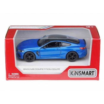 Model 1:38, Kinsmart, BMW M8 Competition Coupe, niebieski