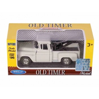 Model 1:34, CHEVY Stepside Tow Truck, biały (A880CSTTB)