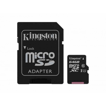 Karta pamięci Kingston Canvas Select 64 GB, microSDHC Class 10