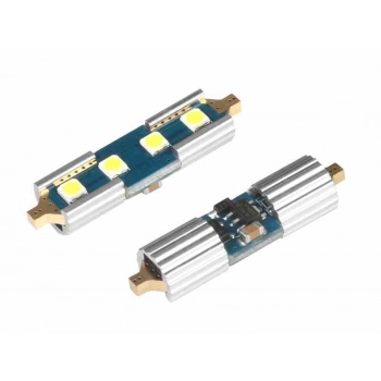 Żarówka VISION Festoon SV8.5 36mm 12/24V 4x 3030 SMD LED, nonpolar, CANBUS, biała, 2 szt.