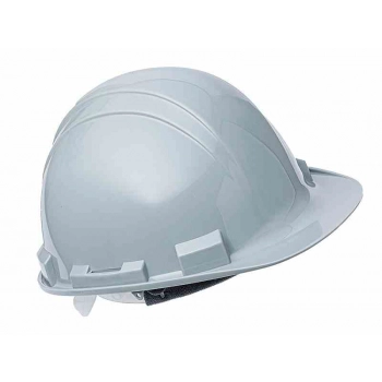 Kask ochronny HDPE, regulowany 53-63 cm, szary