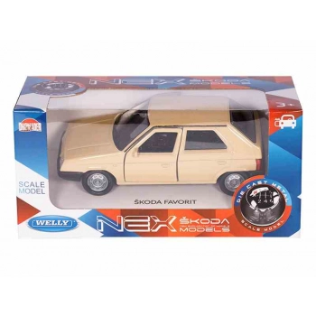 Model 1:34, ŠKODA FAVORIT, kremowy (A02856SFK)