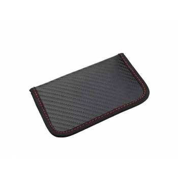 Etui poziome na kartę Keyless, blokujące sygnał, carbon