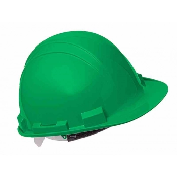 Kask ochronny HDPE, regulowany 53-63 cm, zielony