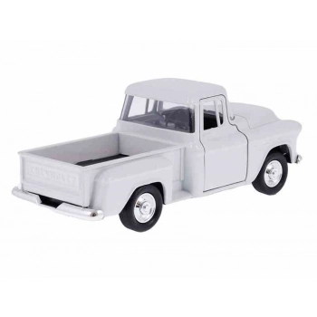 Model 1:34, 1955 Chevrolet Stepside Pick Up, biały (A00880CHSB)