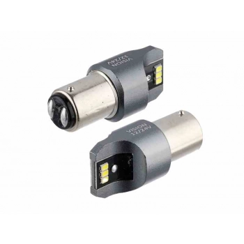 Żarówka VISION P21/5W BAY15d 12/24V 6x 3020 SMD LED, nonpolar, CANBUS, biała, 2 szt.