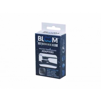 Adaptery #12 do piór wycieraczek bezszkieletowych BLOOM M10, 2 szt.