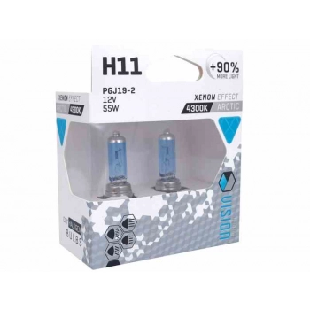 Żarówki VISION arctic white H11 12V 55W PGJ19-2 U E4 +90%, 2 szt.