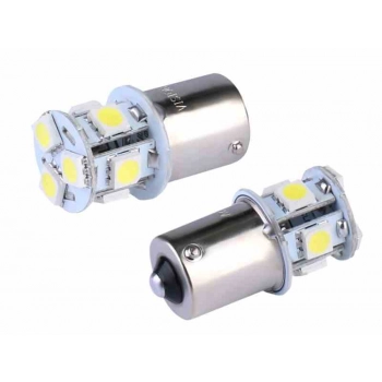 Żarówka VISION P21W BA15s 24V 8x 5050 SMD LED, biała, 2 szt.
