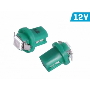 Żarówka VISION T5 BAX B8.5d 12V 1x 5050 SMD LED, zielona, 1 szt.