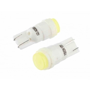 Żarówka VISION W5W (T10) 12V 1x COB LED, biała, 2 szt.