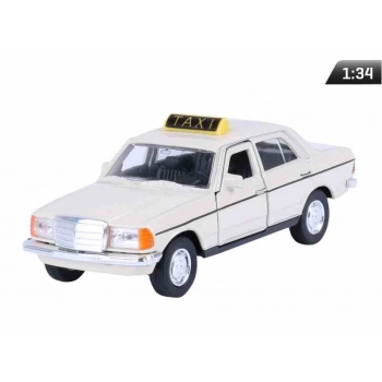 Model 1:34, MERCEDES-BENZ W123, TAXI, kremowy (A880MBWTK)