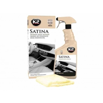 SATINA Dressing do kokpitu, Sunset Fresh, 770 ml + mikrowłókno