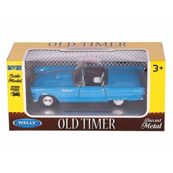 Model 1:34, FORD Thunderbird 1955, niebieski (A00875FTN)