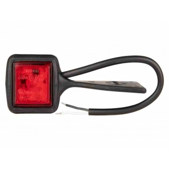 Lampa obrysowa wisząca biało - czerwona, lewa