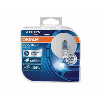 Żarówki OSRAM H1 12V 80W P14,5s Cool Blue Boost 5000K HyperBlue +50% 2 szt.